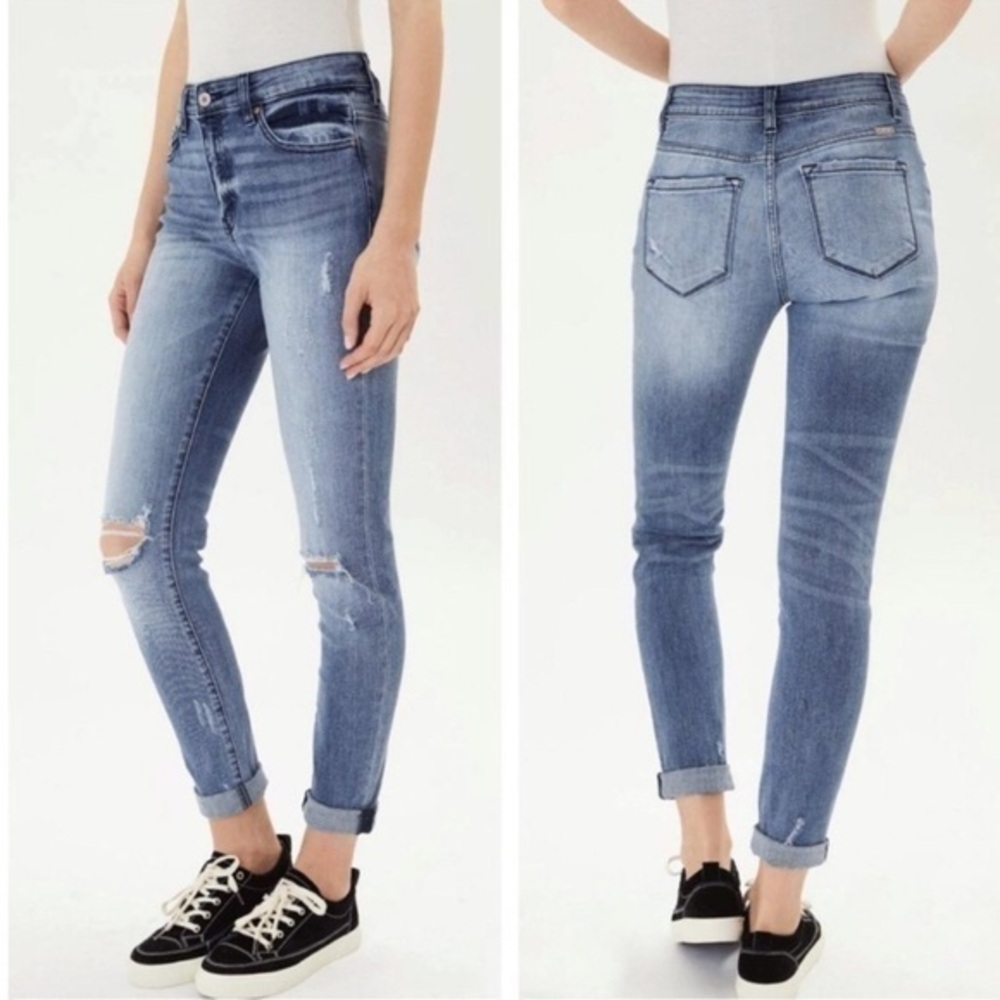 Kancan‎ 5/26 Cherish High Rise Classic Skinny Jeans Stretch Denim BKE Buckle